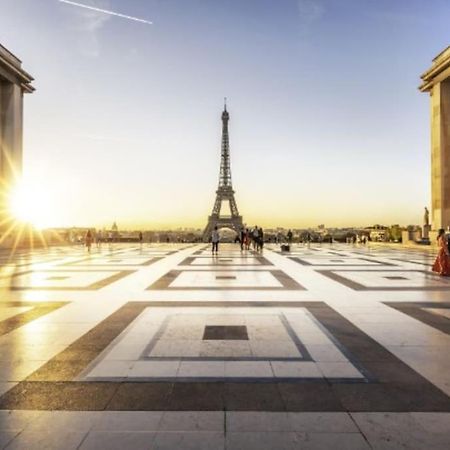 Апартаменты Tour Eiffel Terrasse Vue Seine Париж Экстерьер фото