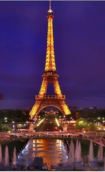 Апартаменты Tour Eiffel Terrasse Vue Seine Париж Экстерьер фото